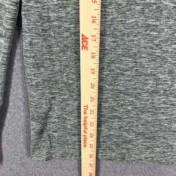 Victoria's Secret PINK Active Pullover Womens Medium Green Gray Heather Half Zip - Picture 7 of 16